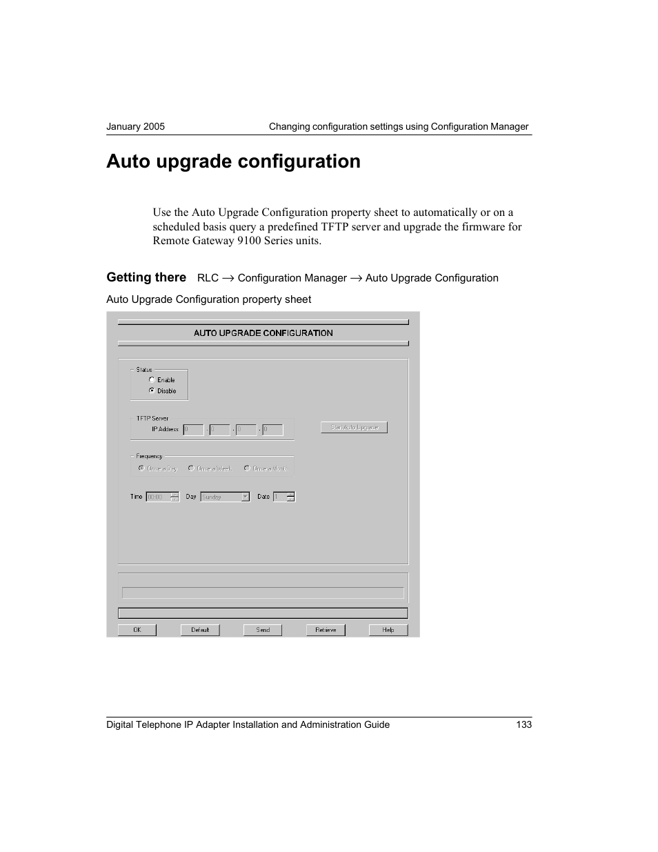 Auto upgrade configuration | Nortel Networks M3310 User Manual | Page 133 / 264