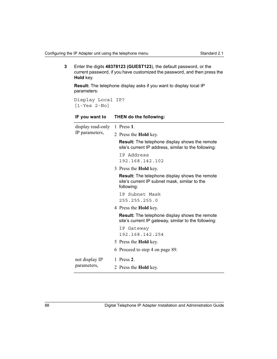 Nortel Networks M3310 User Manual | Page 88 / 264