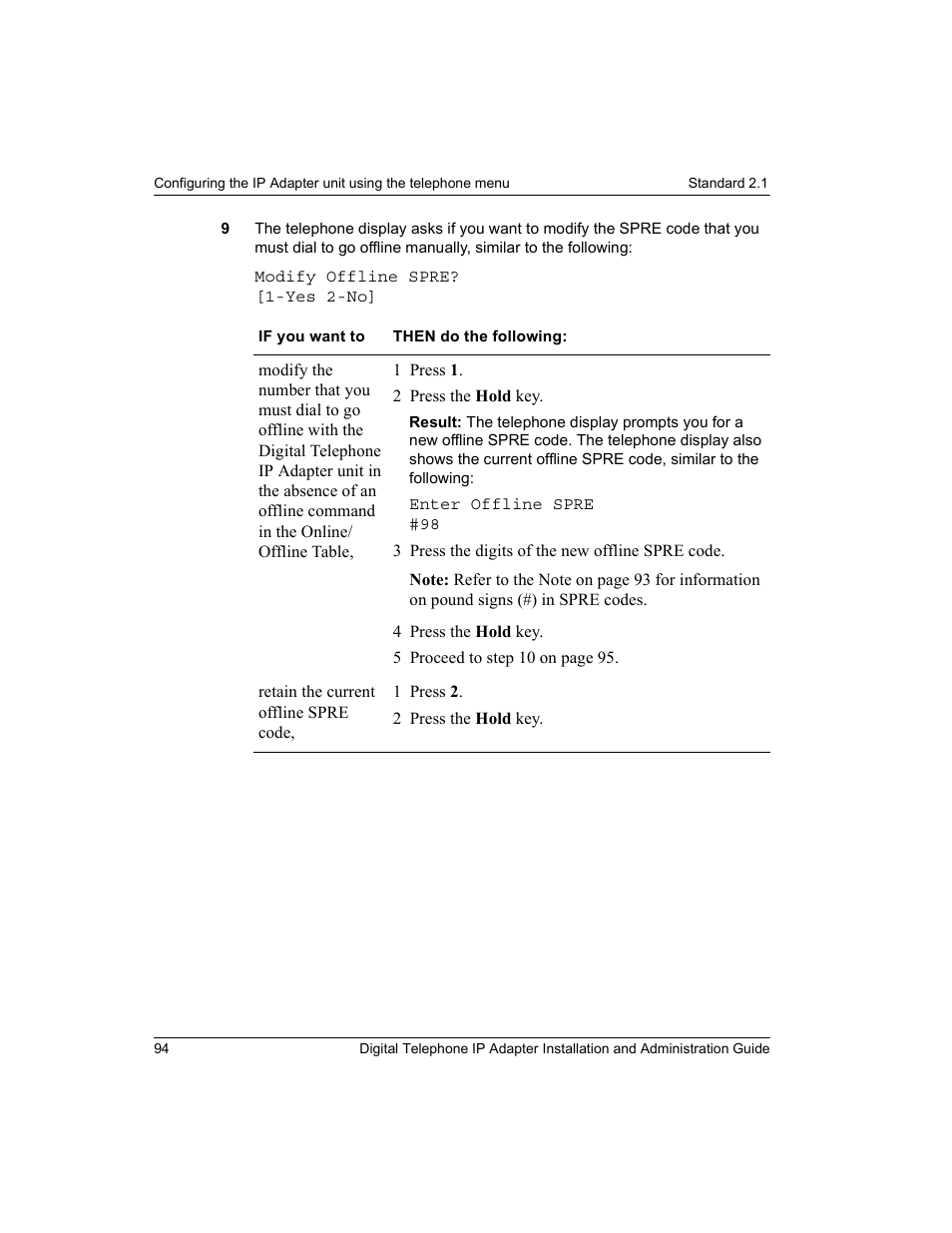 Nortel Networks M3310 User Manual | Page 94 / 264