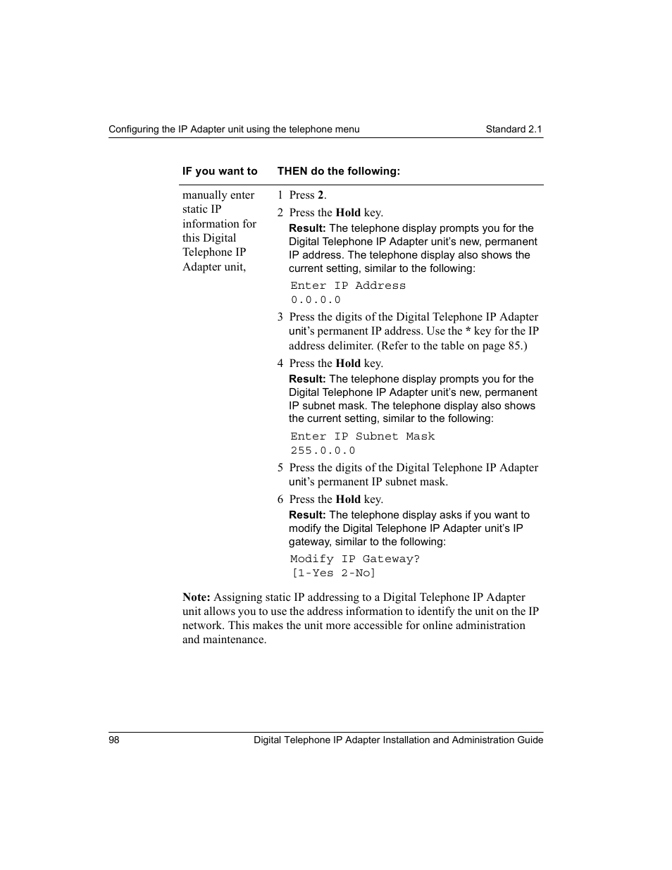 Nortel Networks M3310 User Manual | Page 98 / 264