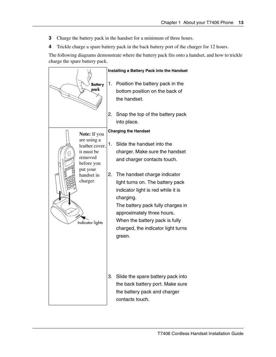 Nortel Networks T7406 User Manual | Page 13 / 47