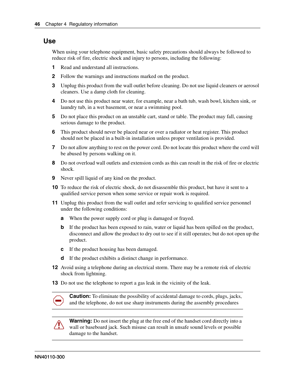 Nortel Networks T7406 User Manual | Page 46 / 47