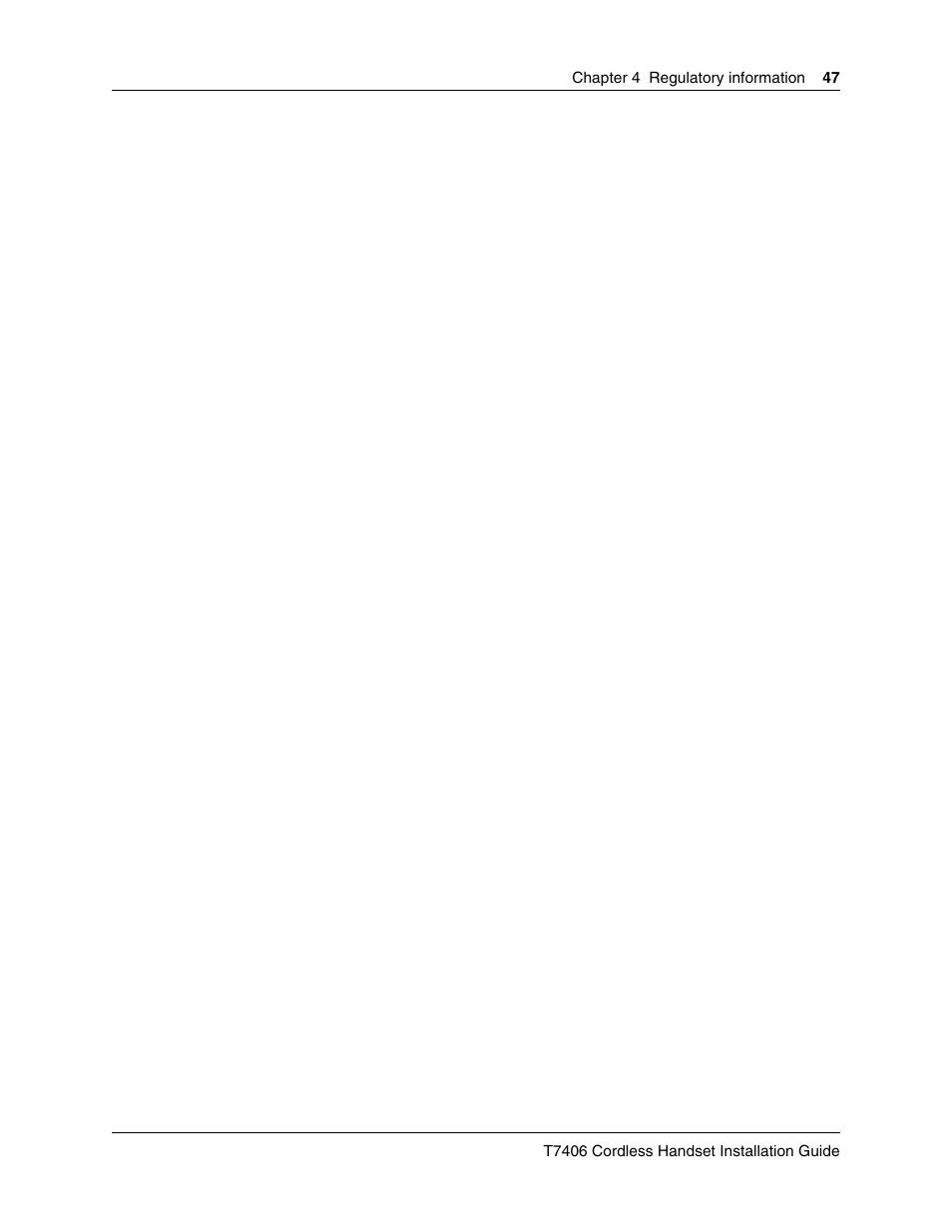 Nortel Networks T7406 User Manual | Page 47 / 47