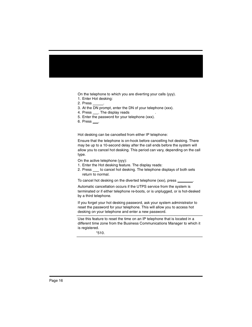 Ip telephone features for 20xx telephones | Nortel Networks Nortel M 7000 User Manual | Page 16 / 16