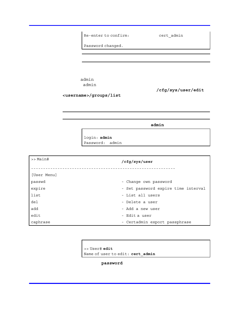 Changing another users password | Nortel Networks NN46120-104 User Manual | Page 89 / 300