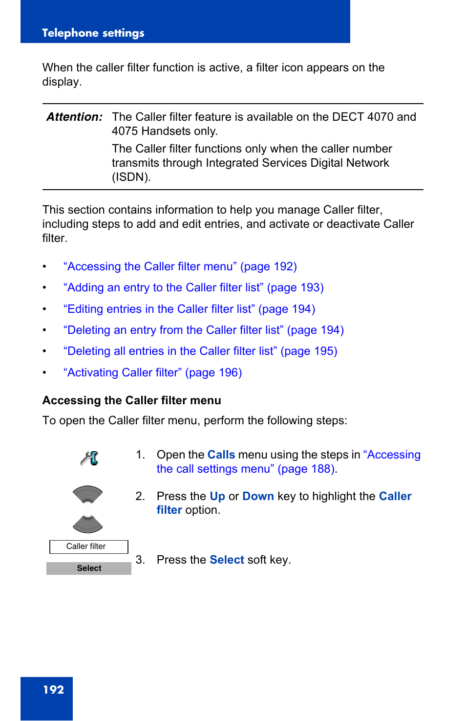 Nortel Networks Nortel 4075 User Manual | Page 192 / 244