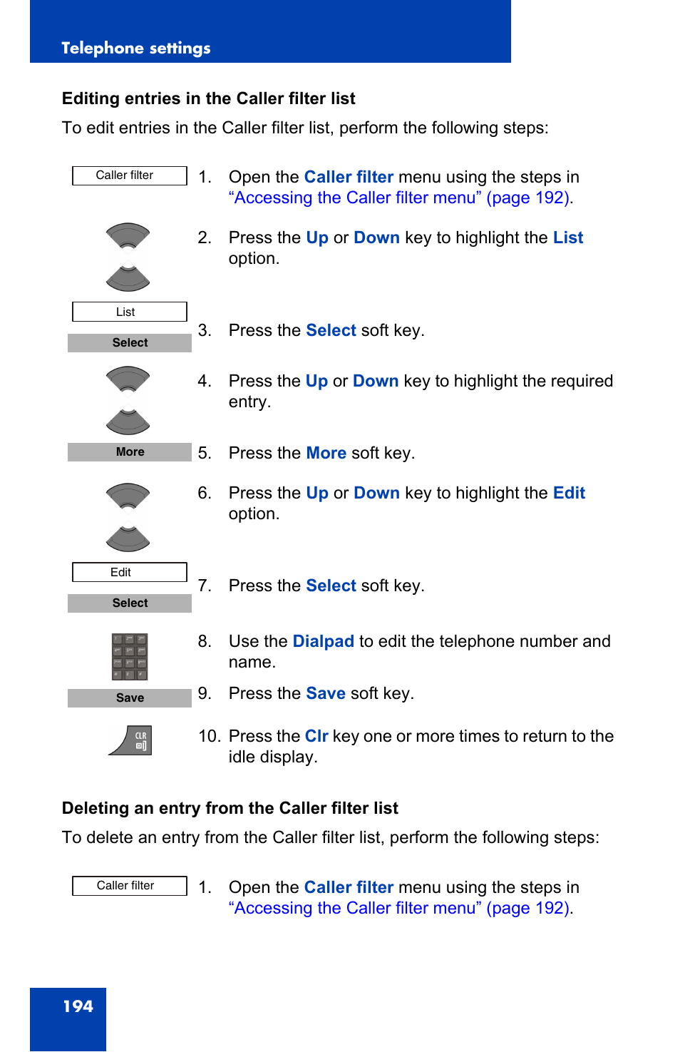Nortel Networks Nortel 4075 User Manual | Page 194 / 244