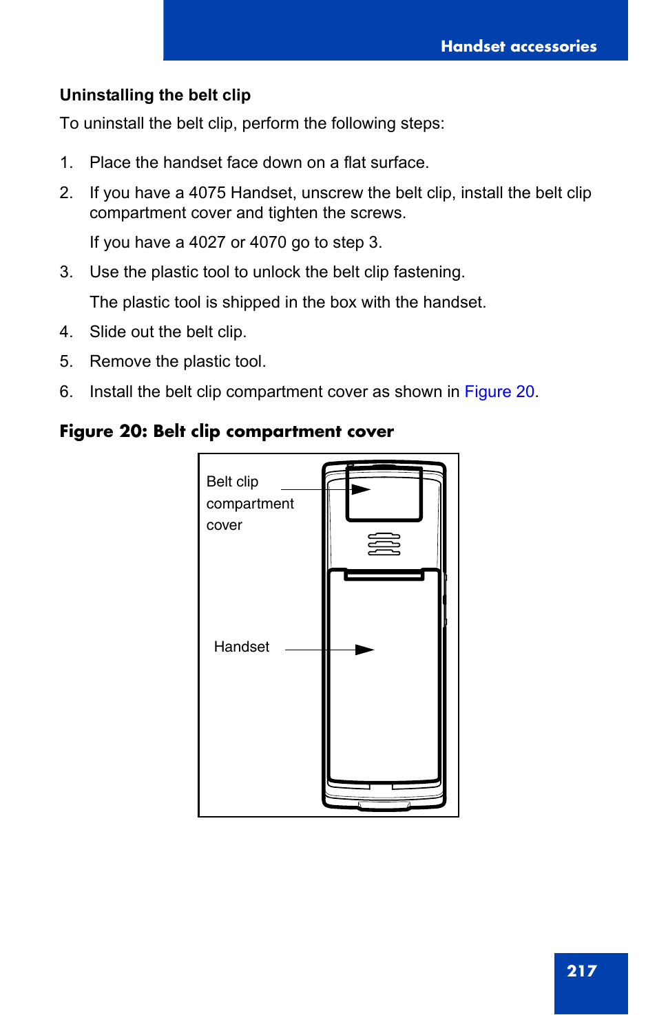 Nortel Networks Nortel 4075 User Manual | Page 217 / 244
