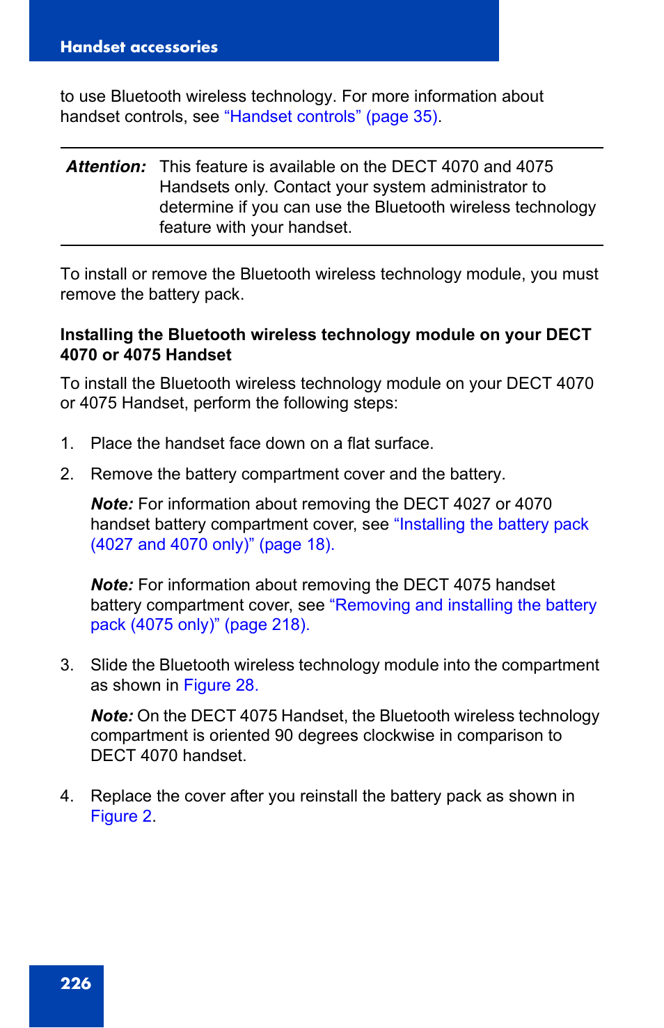 Nortel Networks Nortel 4075 User Manual | Page 226 / 244