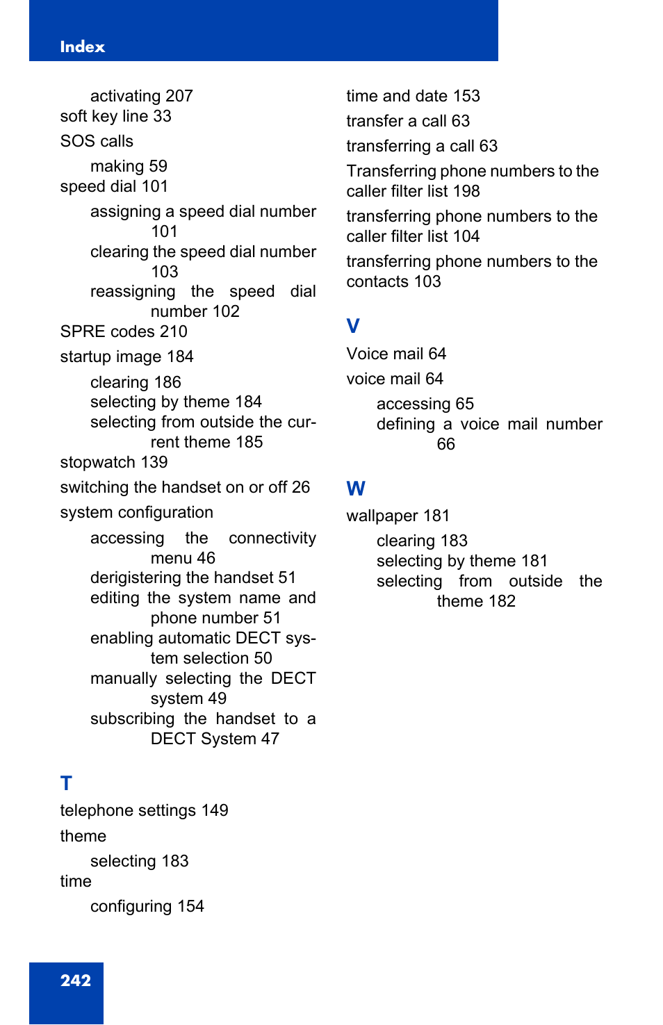 Nortel Networks Nortel 4075 User Manual | Page 242 / 244