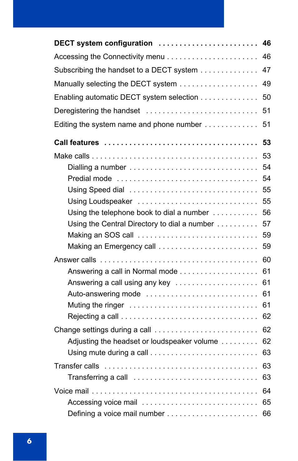 Nortel Networks Nortel 4075 User Manual | Page 6 / 244