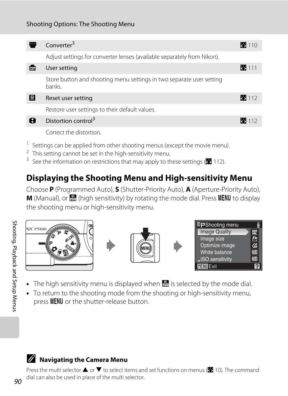 Nikon P5100 User Manual | Page 104 / 176