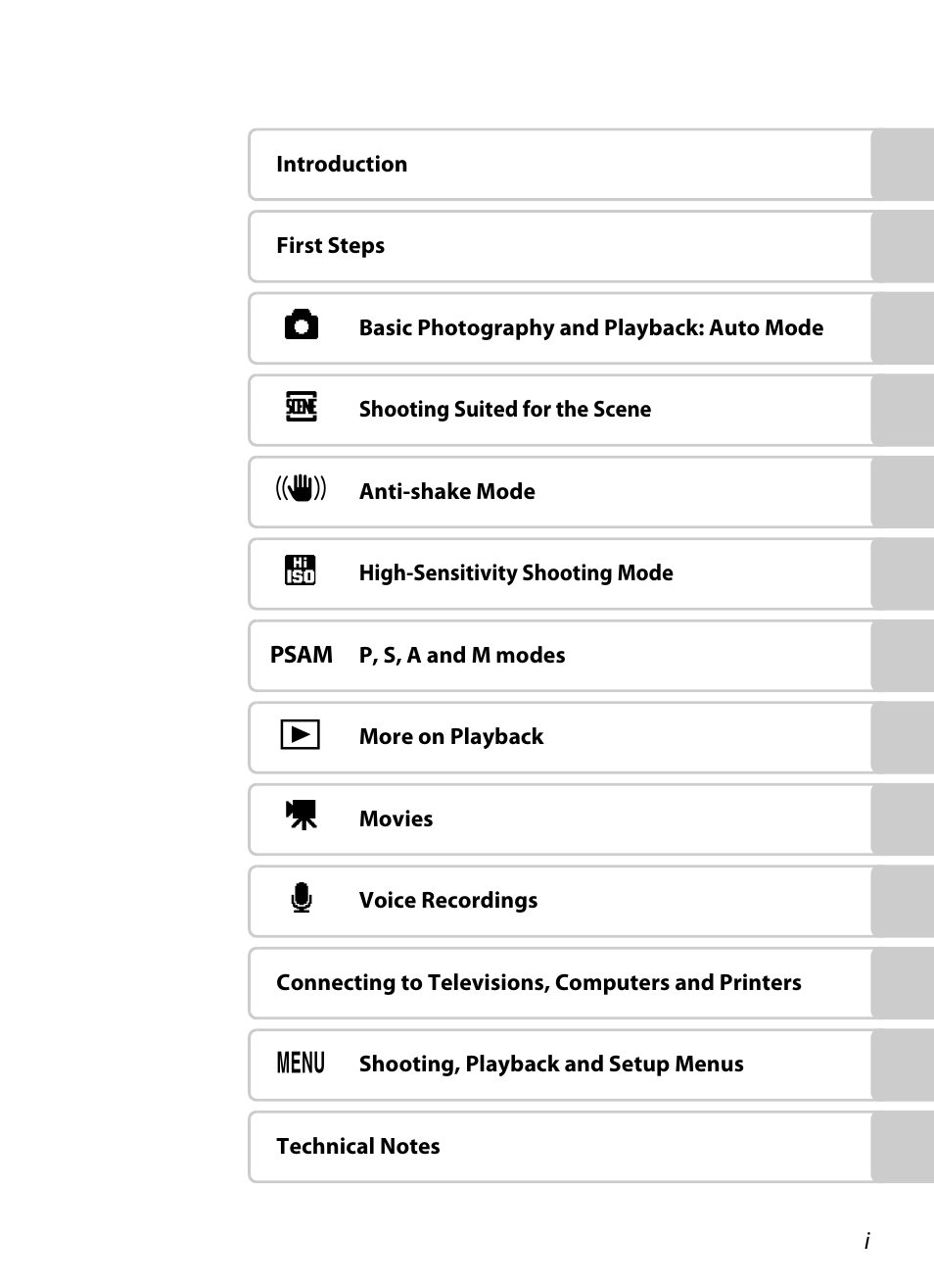 Nikon P5100 User Manual | Page 3 / 176