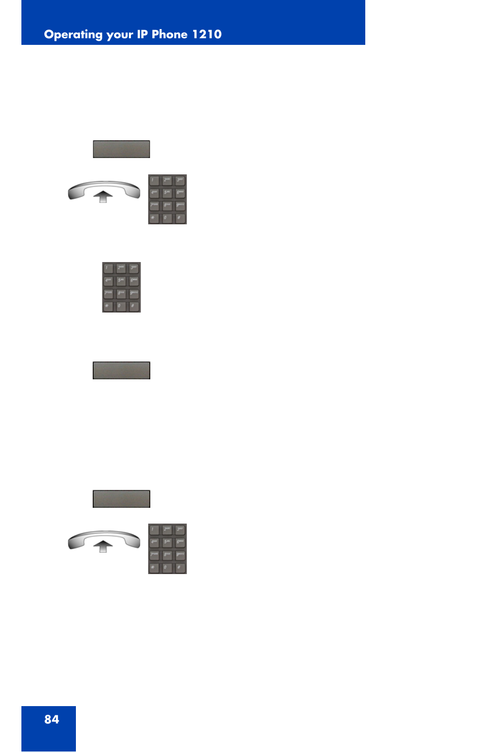 Forwarding internal calls only, Deactivating internal call forward | Nortel Networks Nortel IP Phone 1210 User Manual | Page 84 / 118