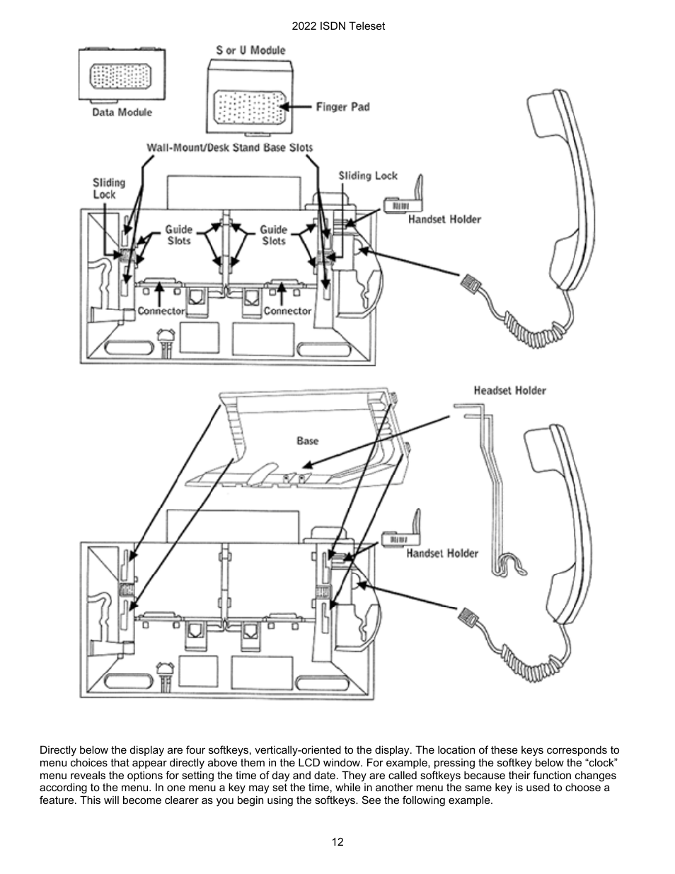 Softkeys | Nortel Networks i2022 Series User Manual | Page 14 / 61