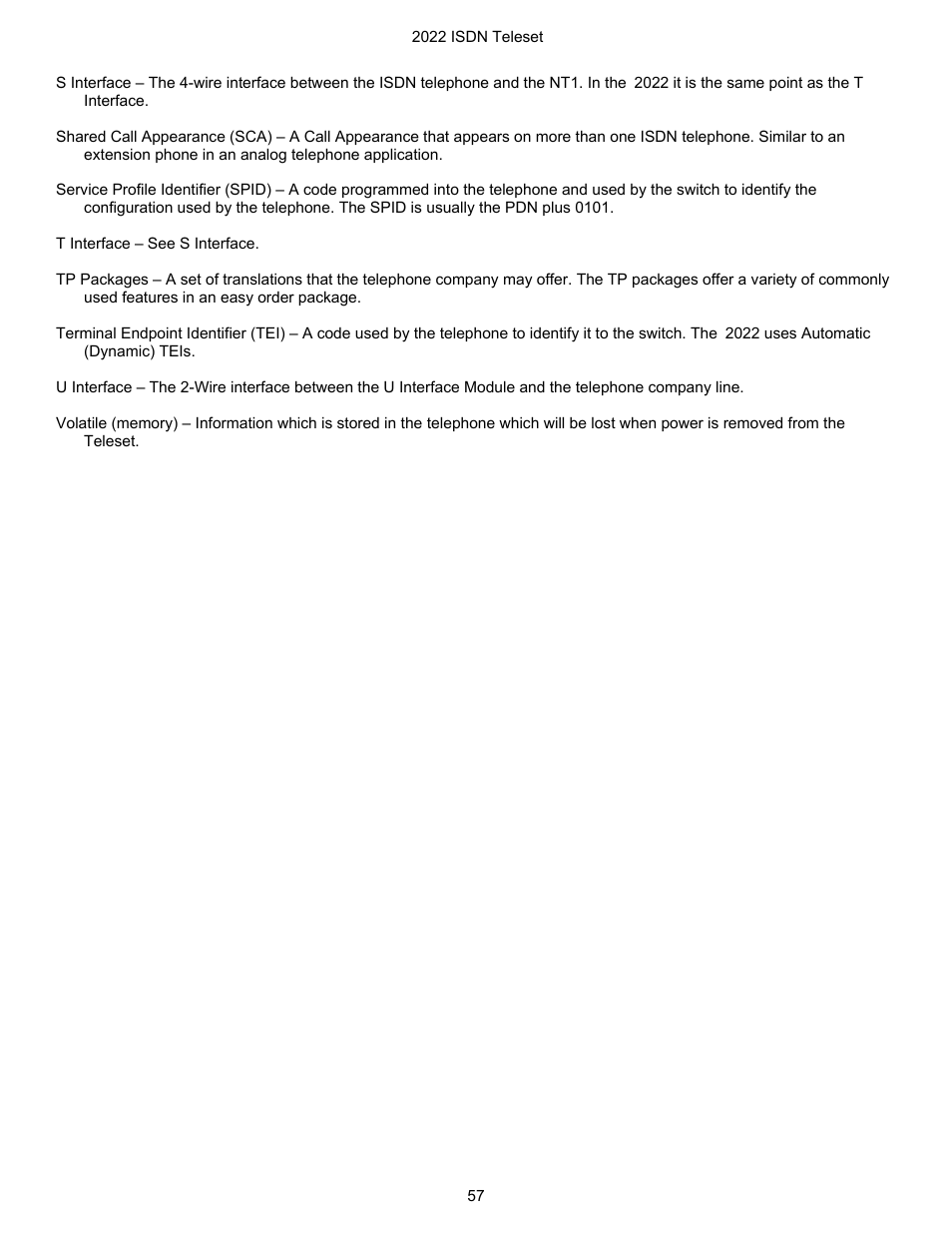 Nortel Networks i2022 Series User Manual | Page 59 / 61