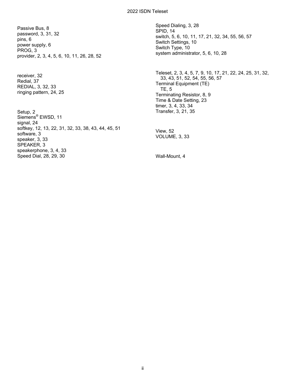 Nortel Networks i2022 Series User Manual | Page 61 / 61