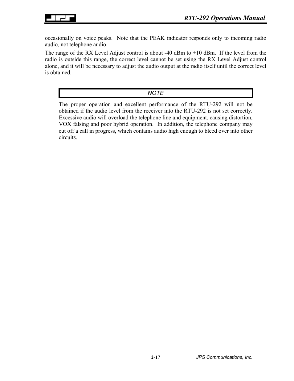 Nortel Networks RTU-292 User Manual | Page 33 / 116