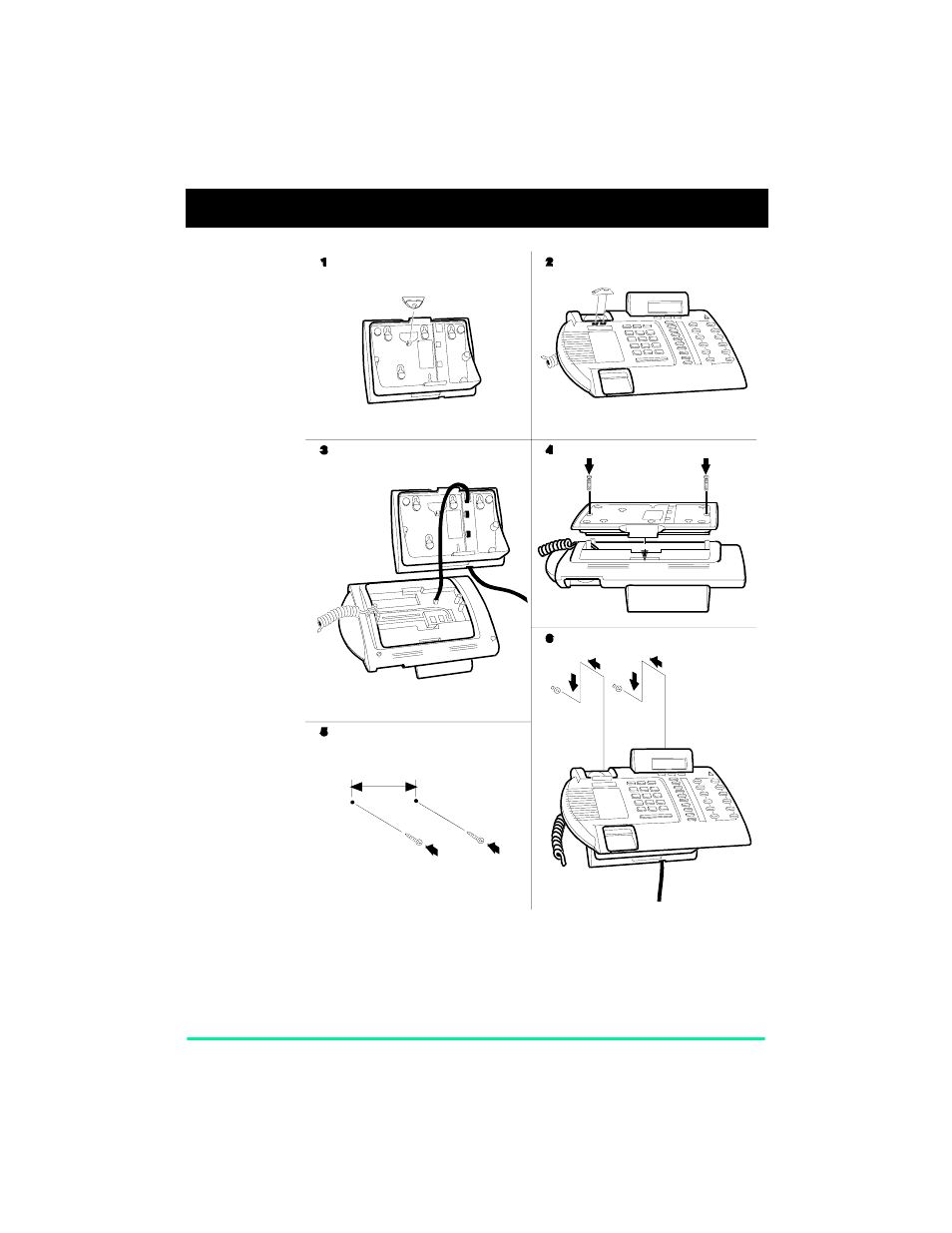 Setting up the telephone | Nortel Networks Enterprise Edge M7208N User Manual | Page 7 / 7