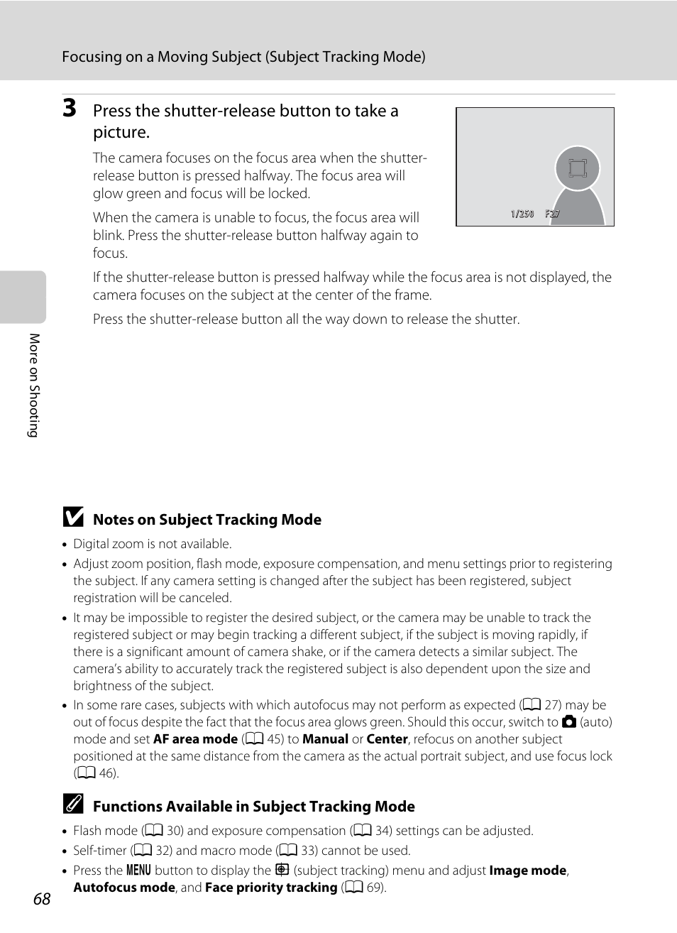 Press the shutter-release button to take a picture | Nortel Networks COOLPIX S5100 User Manual | Page 80 / 180