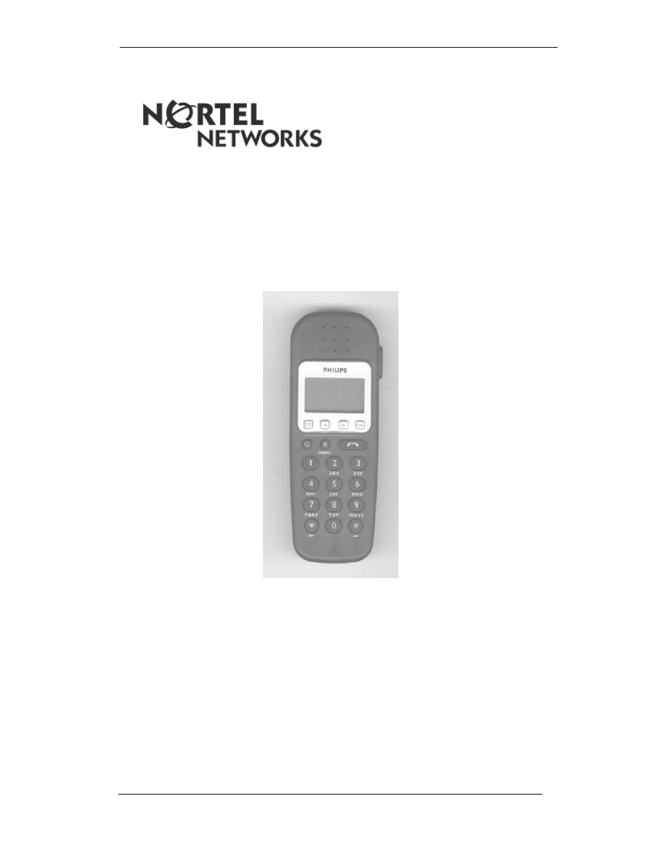 Nortel Networks Industrial Handset User Manual | 31 pages