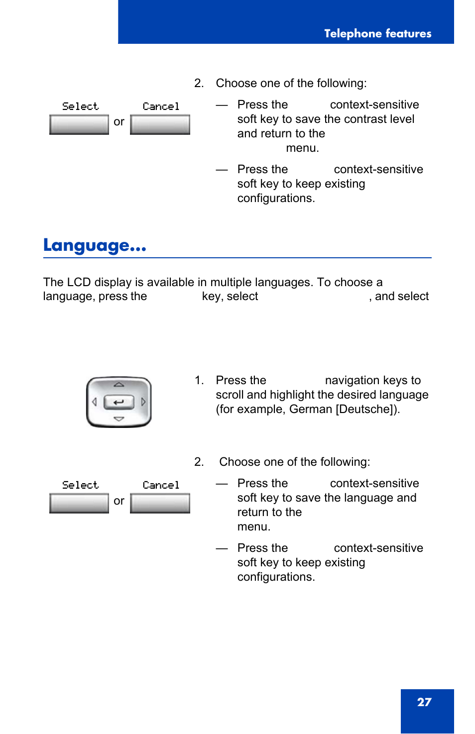 Language | Nortel Networks NN43110-101 User Manual | Page 27 / 114
