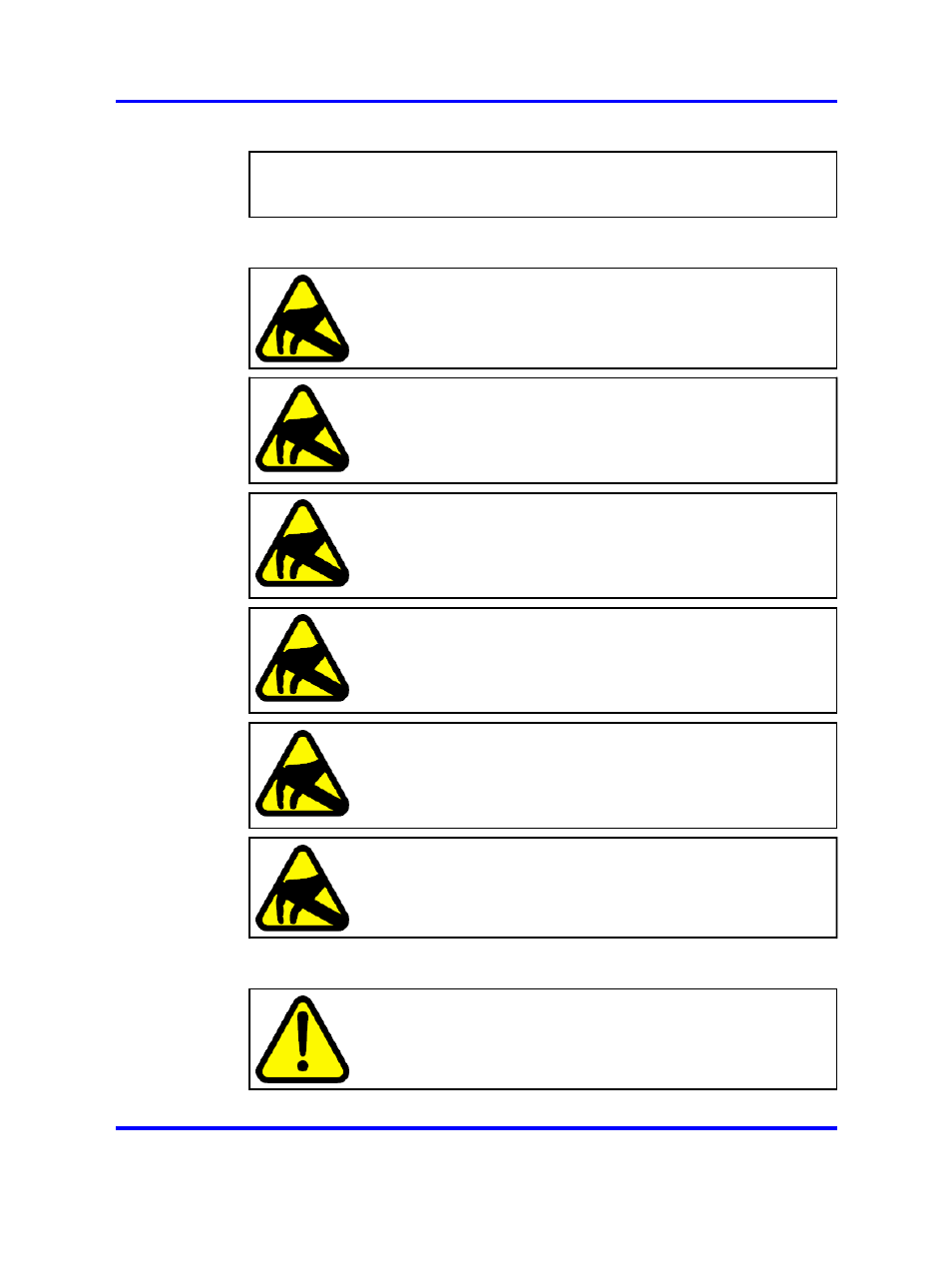 Attention notice, Caution esd notice, Caution notice | Nortel Networks NN46200-310 User Manual | Page 11 / 52