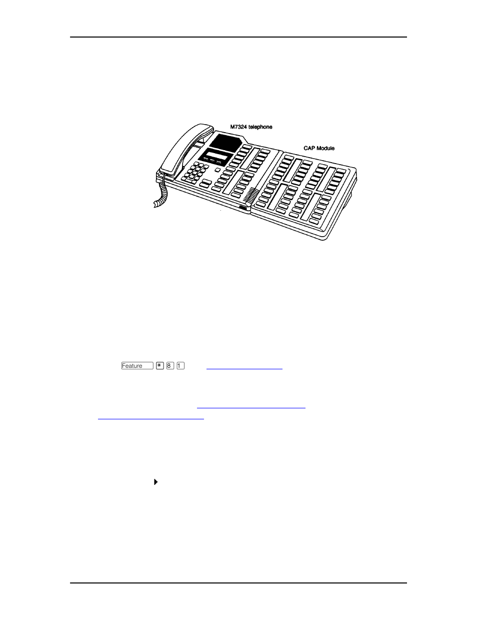 Using a central answering position (cap) module, Customizing your cap module, Monitoring telephones with the cap module | Using a central answering position (cap) module 17 | Nortel Networks M7410 User Manual | Page 18 / 148