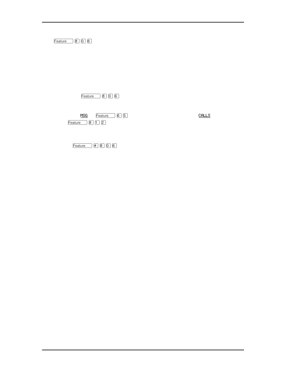 Hiding the message or calls indication, Restoring the messages and calls indication, Hiding the message or calls indication 81 | Restoring the messages and calls indication 81 | Nortel Networks M7410 User Manual | Page 82 / 148