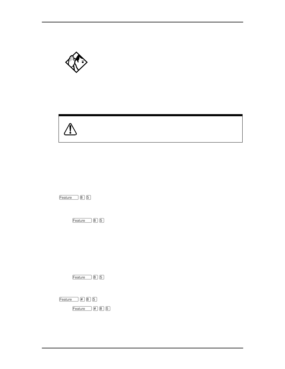 Moving telephones, Stopping calls, Refusing to answer a call | Canceling do not disturb, Dnd) 87 | Nortel Networks M7410 User Manual | Page 88 / 148