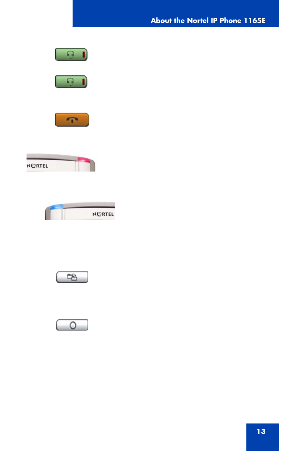 Nortel Networks 1165E User Manual | Page 13 / 56