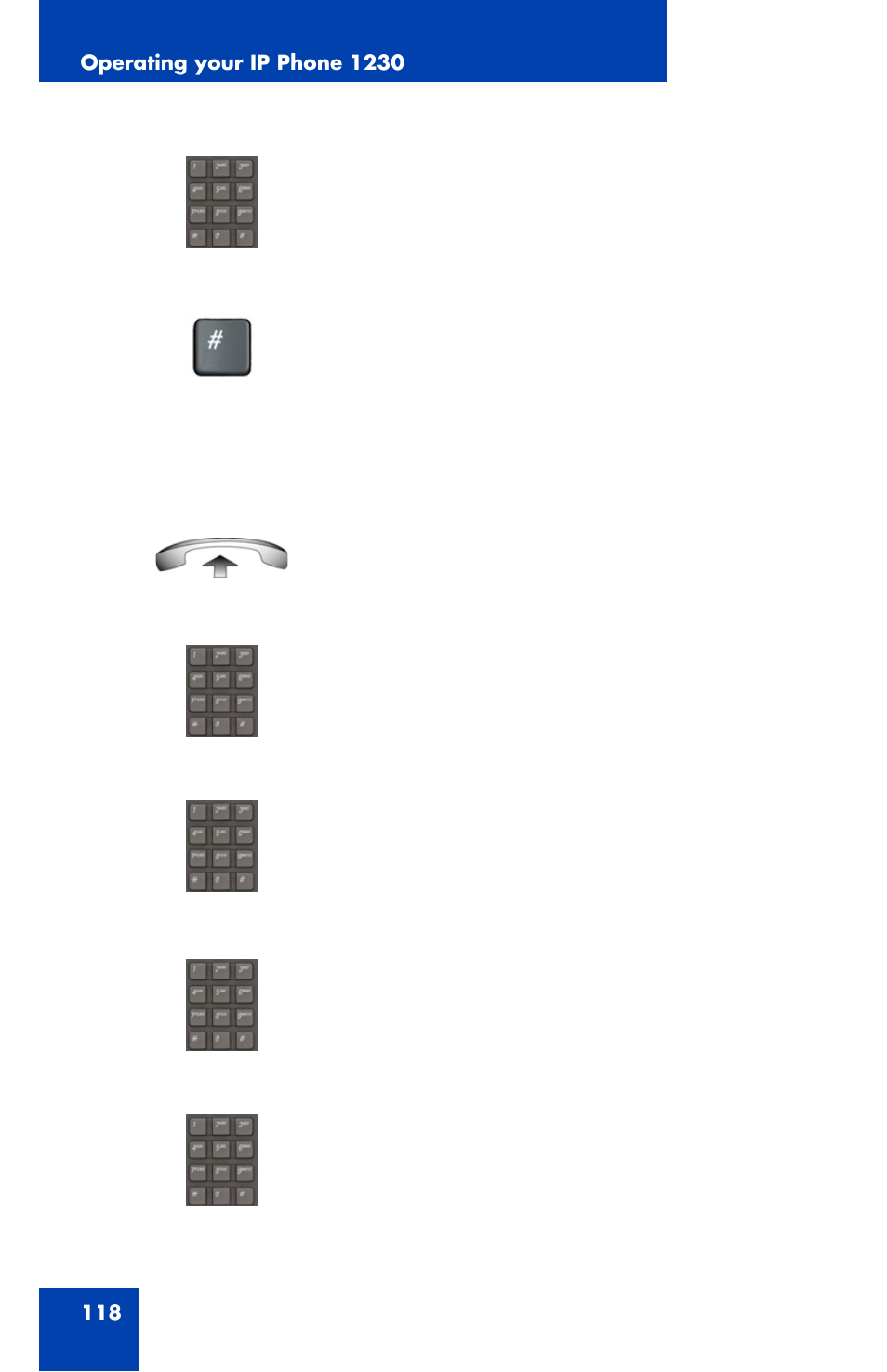 Nortel Networks Nortel IP Phone 1230 User Manual | Page 118 / 166