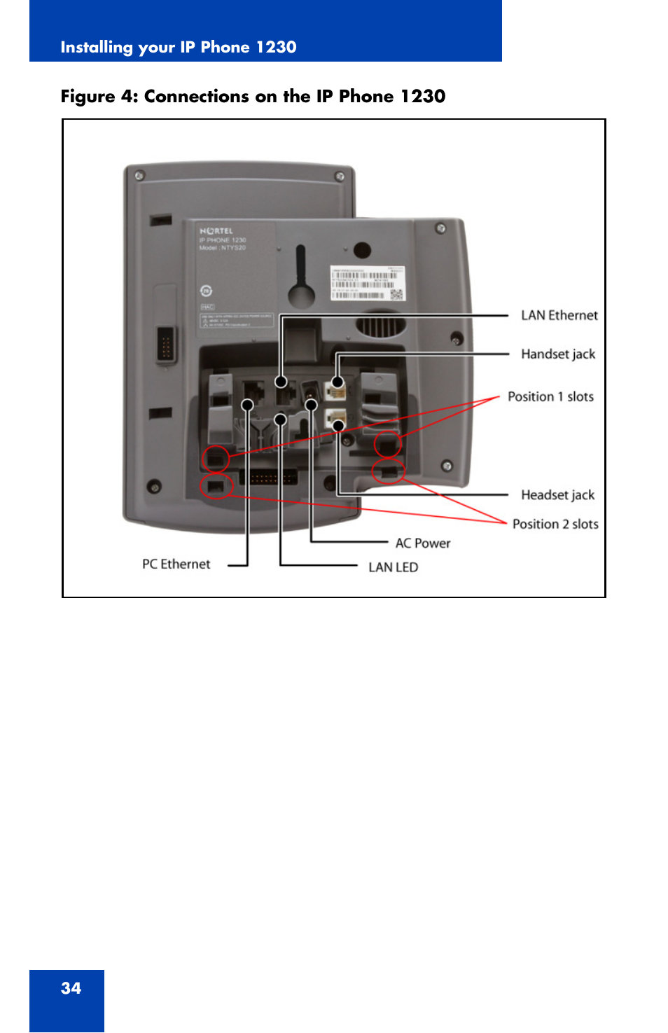 Nortel Networks Nortel IP Phone 1230 User Manual | Page 34 / 166