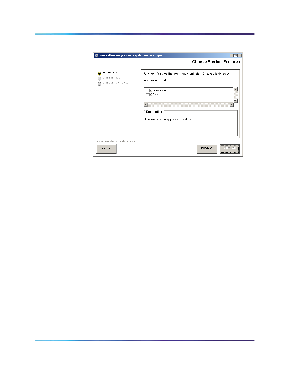 Figure 3 choose product features, Figure 3, Choose product features | Step 6, Figure 3 "choose product features | Nortel Networks NN47230-301 User Manual | Page 20 / 60