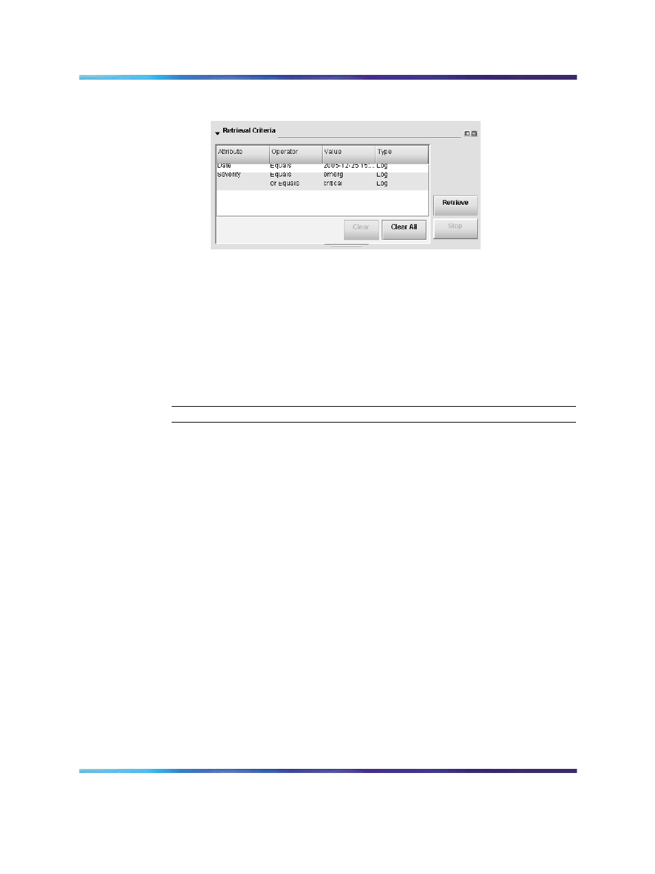 Figure 31 retrieval criteria summary view, Figure 31, Retrieval criteria — summary view | Nortel Networks NN47230-301 User Manual | Page 56 / 60