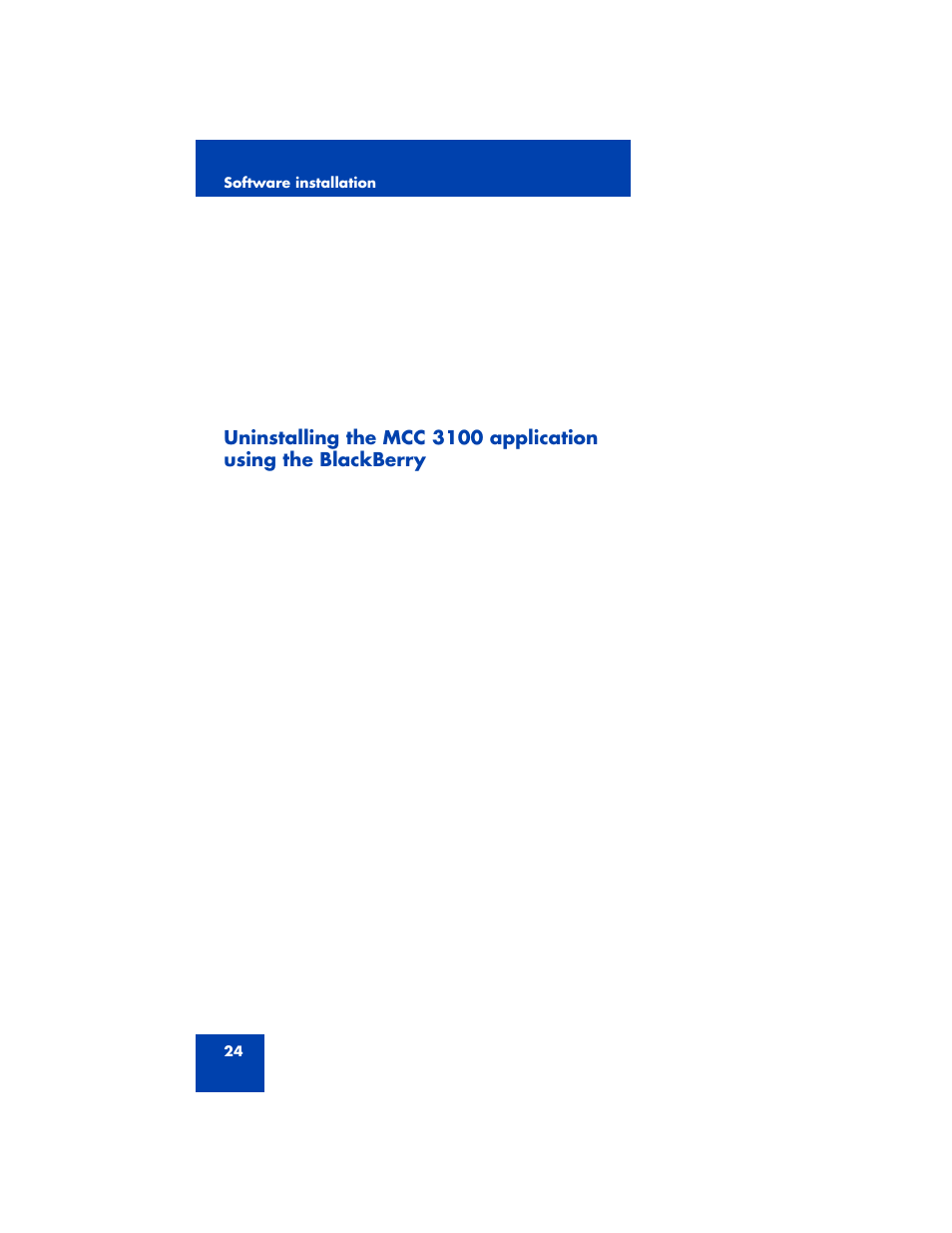 Nortel Networks MCC 3100 User Manual | Page 24 / 78