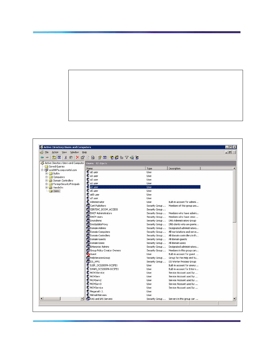 Figure 32 active directory (microsoft ldap server), Attention | Nortel Networks NN43001-121 User Manual | Page 113 / 304