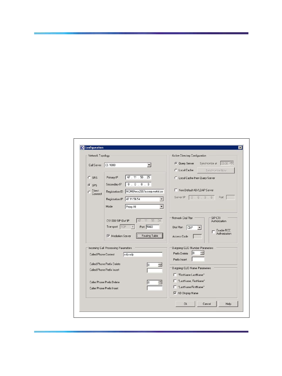 Figure 47 mcm configuration window | Nortel Networks NN43001-121 User Manual | Page 140 / 304