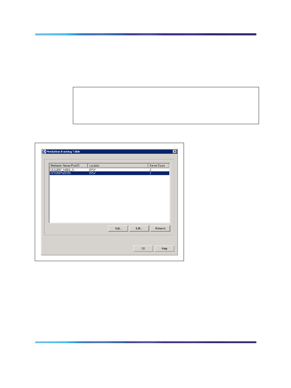 Figure 48 mediation routing table, Attention | Nortel Networks NN43001-121 User Manual | Page 142 / 304