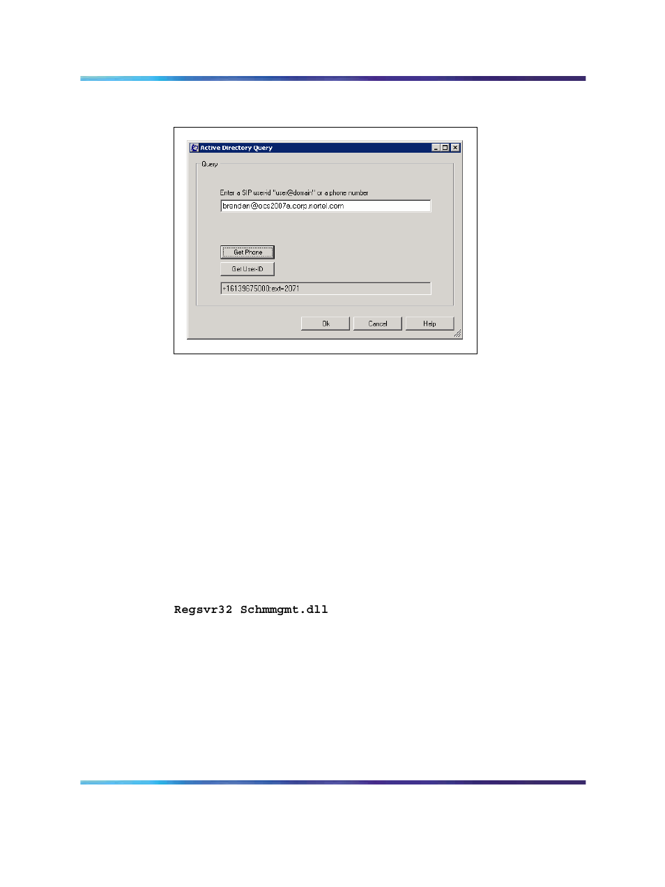 Figure 51 get phone, Procedure, Enabling replication to the global catalog | Figure 49 "get | Nortel Networks NN43001-121 User Manual | Page 146 / 304