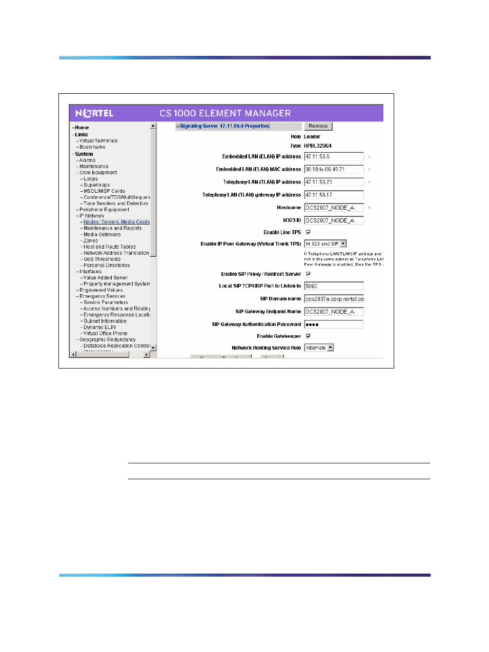 Uri mapping | Nortel Networks NN43001-121 User Manual | Page 165 / 304