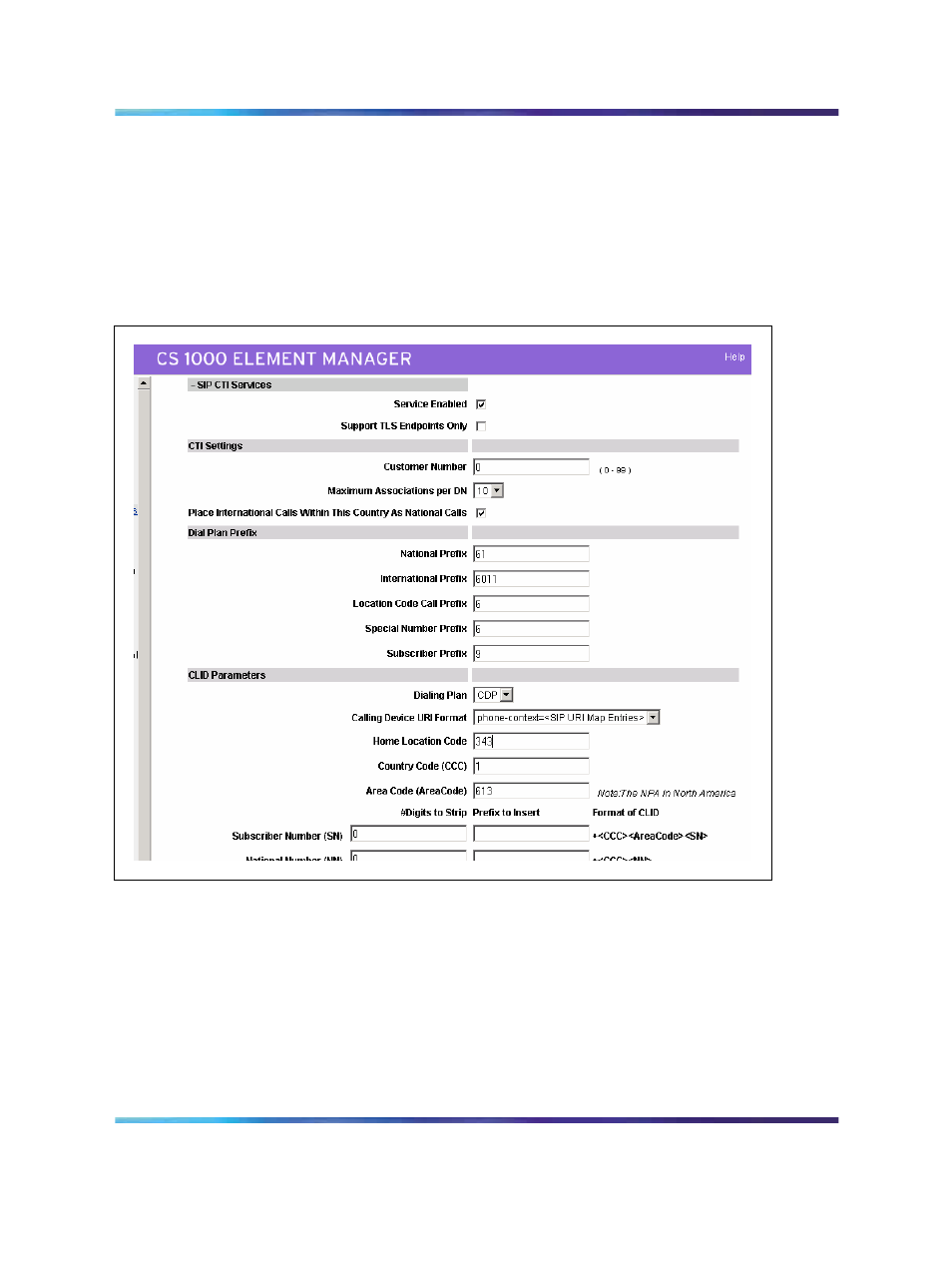 Figure 69 north american clid manipulation, Non-north american sip cti configuration example | Nortel Networks NN43001-121 User Manual | Page 188 / 304