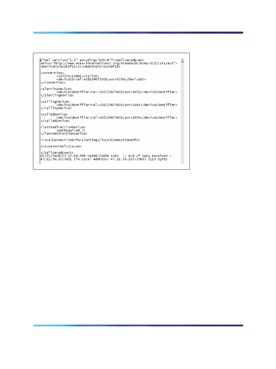 Figure 72 sip info message | Nortel Networks NN43001-121 User Manual | Page 191 / 304