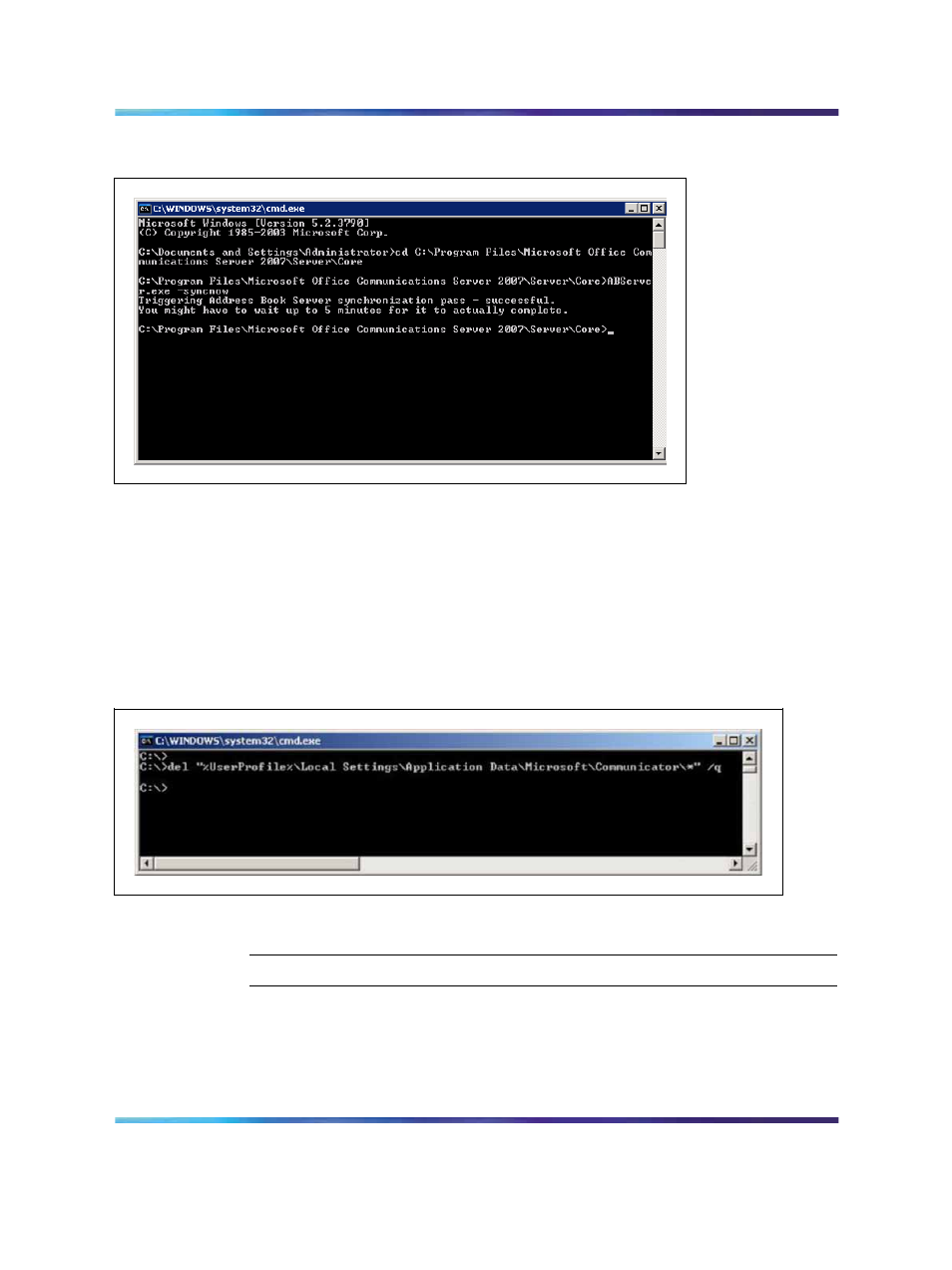 Figure 75 refresh address book on the server, Figure 76 refresh address book on the client | Nortel Networks NN43001-121 User Manual | Page 197 / 304
