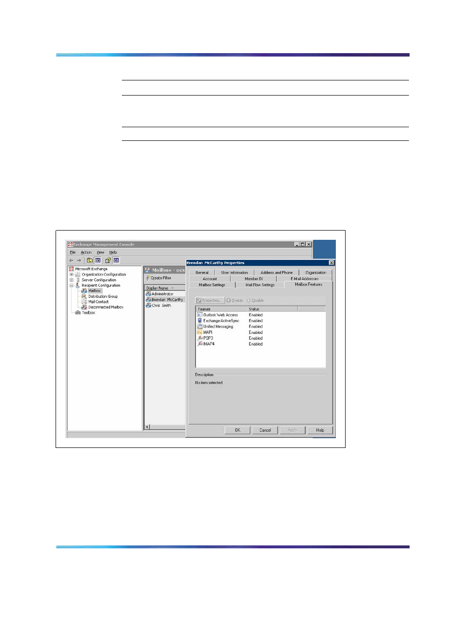 Figure 81 user properties window for exchange um, Procedure, Adding exchange um | Nortel Networks NN43001-121 User Manual | Page 204 / 304