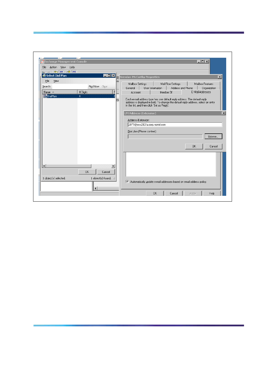 Figure 83 dial plan window | Nortel Networks NN43001-121 User Manual | Page 206 / 304