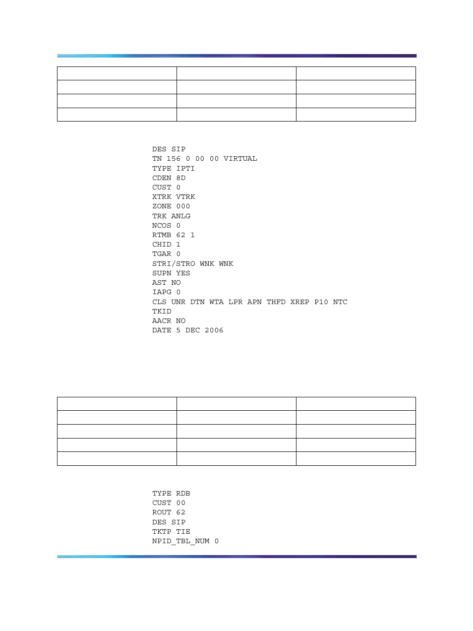 Table 61 ld 21sip route configuration | Nortel Networks NN43001-121 User Manual | Page 255 / 304