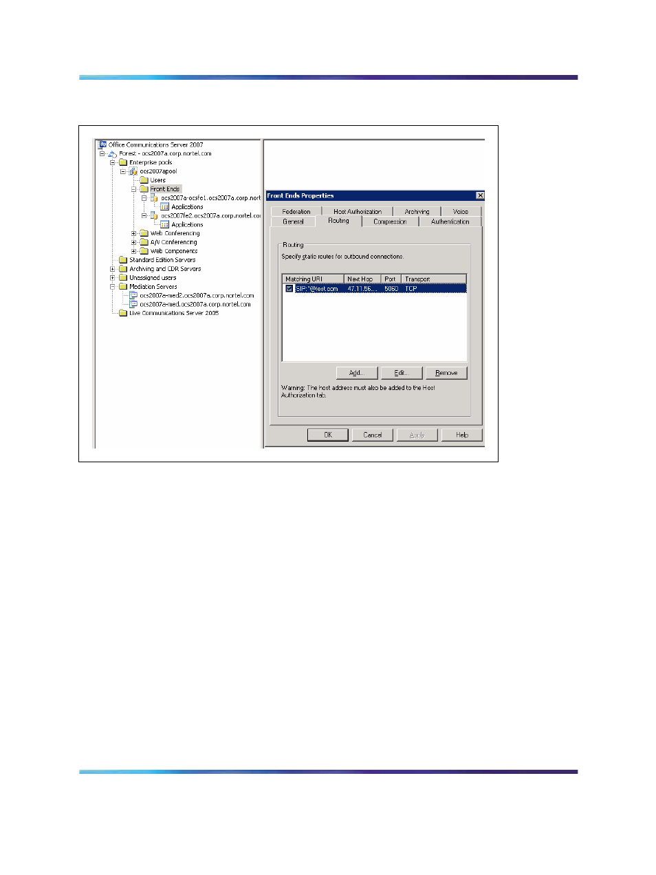 Figure 125 routing for enterprise pool | Nortel Networks NN43001-121 User Manual | Page 285 / 304
