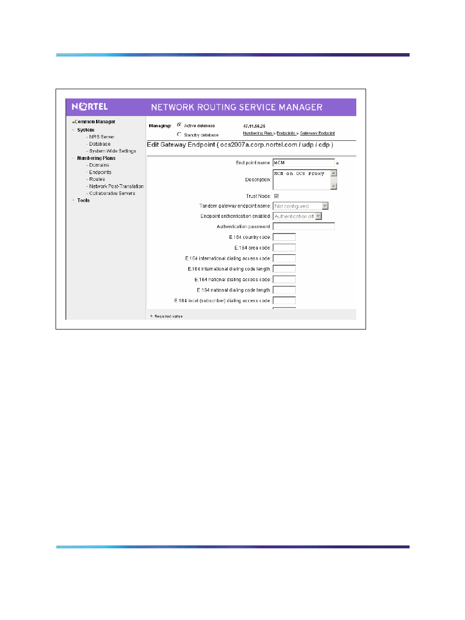 Figure 134 mcm endpoints, Figure 132 "mcm | Nortel Networks NN43001-121 User Manual | Page 294 / 304