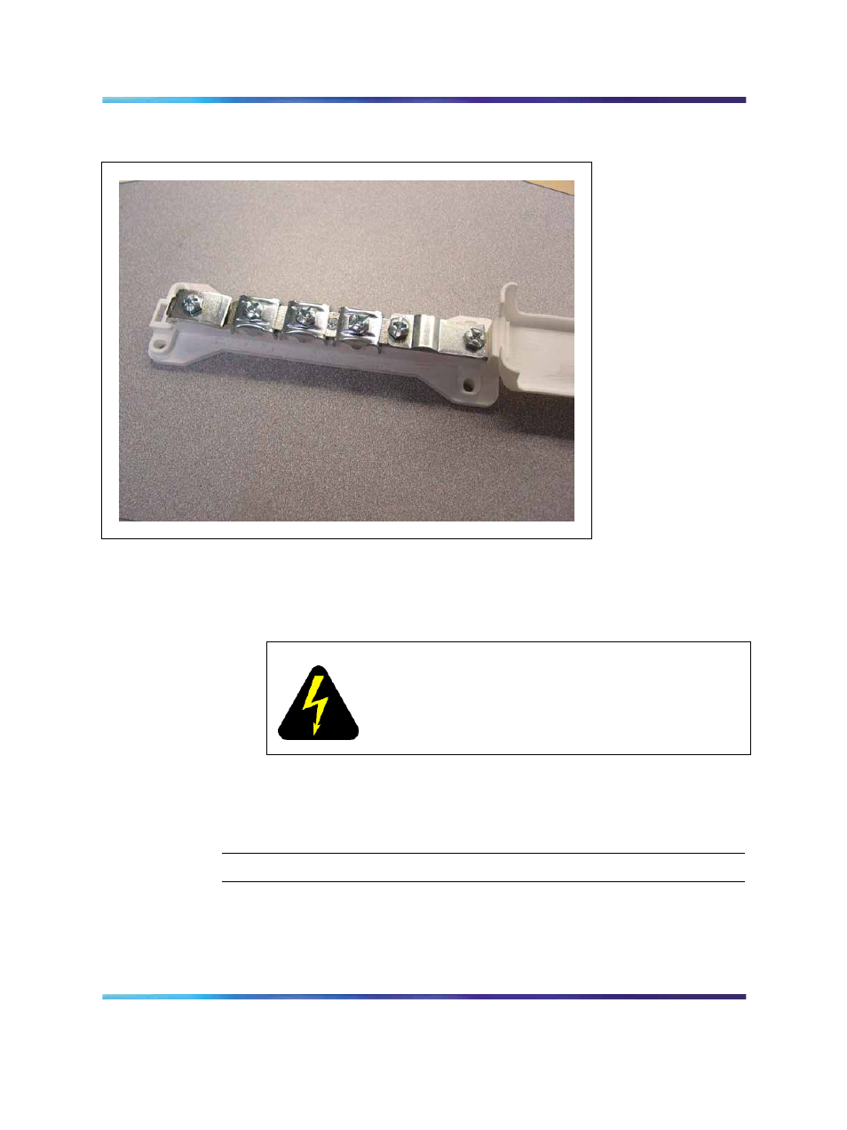Figure 57 ntbk80 grounding block, Figure 57, Step 6 | Nortel Networks 1000M User Manual | Page 133 / 474
